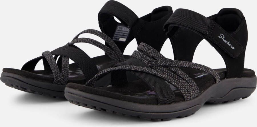 Skechers Comfortabele Sandaal met Memory Foam Demping Black Dames