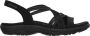 Skechers Reggae Slim Simply Stretch Dames Sandalen Black - Thumbnail 2