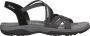 Skechers Reggae Slim Turn It Up 163117-BLK Vrouwen Zwart Sandalen - Thumbnail 2