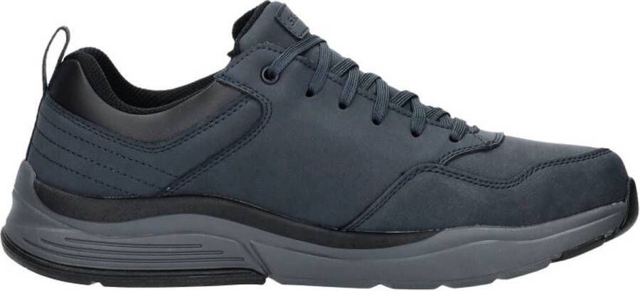 Skechers Relaxed Fit: Benago Hombre Veterschoenen Laag blauw