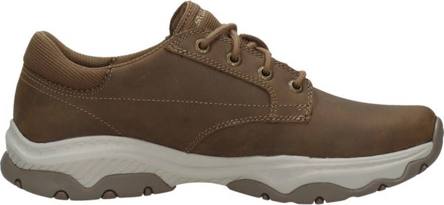 Skechers Relaxed Fit: Craster Fenzo Veterschoenen Laag cognac