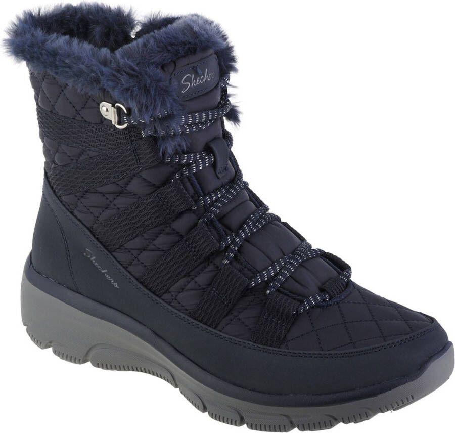 Skechers Relaxed Fit Easy Going Moro Street 167204-NVY Vrouwen Marineblauw Laarzen Sneeuw laarzen