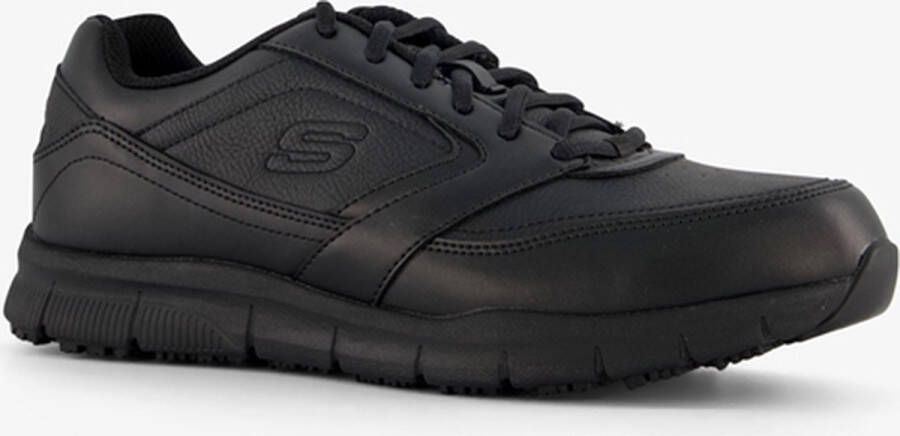 Skechers Relaxed Fit Nampa werkschoenen zwart Extra comfort Memory Foam