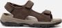 Skechers Bruine Herensandalen met Klittenbandsluiting en Luxe Foam Bruin Heren - Thumbnail 1