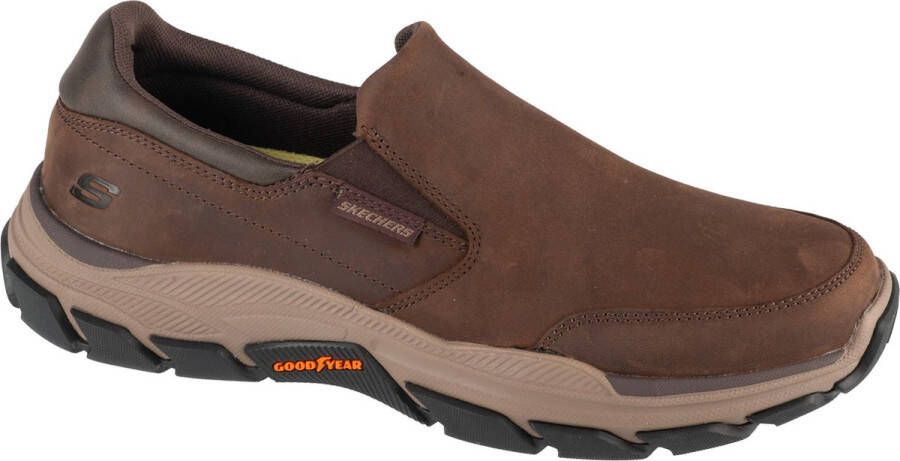 Skechers Respected Calum 204480-COC Mannen Bruin Schoenen