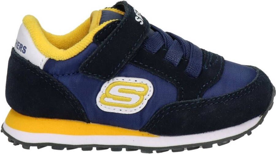 Skechers Retro Sneaks Gorvox Jongens Sneakers Navy Gold