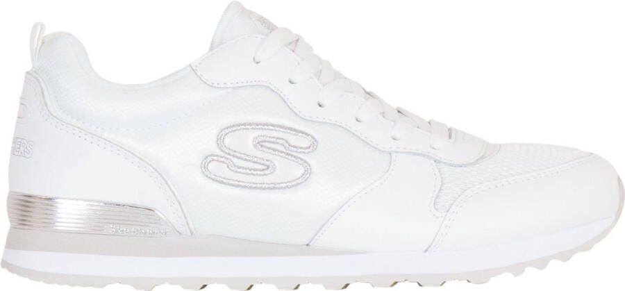 Skechers Sneakers Gold´n Gurl met metallic-details vrijetijdsschoen lage schoen veterschoen