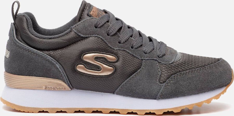 Skechers Sneakers GoldN Gurl Vrijetijdsschoen halfschoen veterschoen met air-cooled memory foam