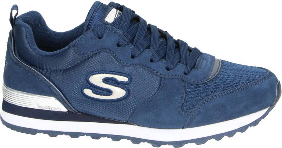 Skechers Sneakers GoldN Gurl Vrijetijdsschoen halfschoen veterschoen met air-cooled memory foam