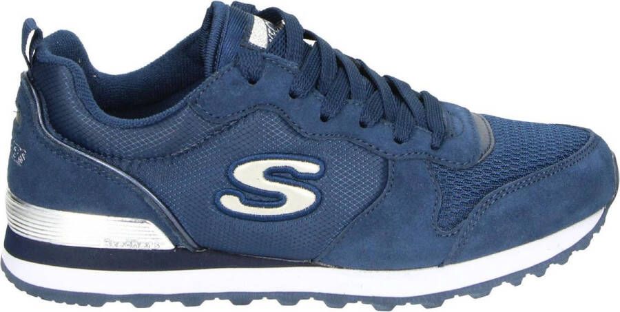 Skechers Retros-Og 85-Goldn Gurl Dames Sneakers Donkerblauw