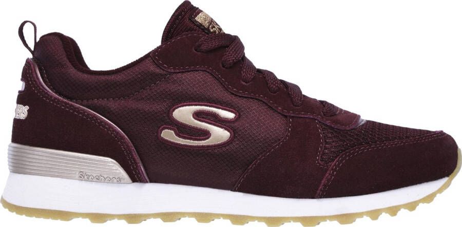 Skechers Sneakers GoldN Gurl Vrijetijdsschoen halfschoen veterschoen met air-cooled memory foam