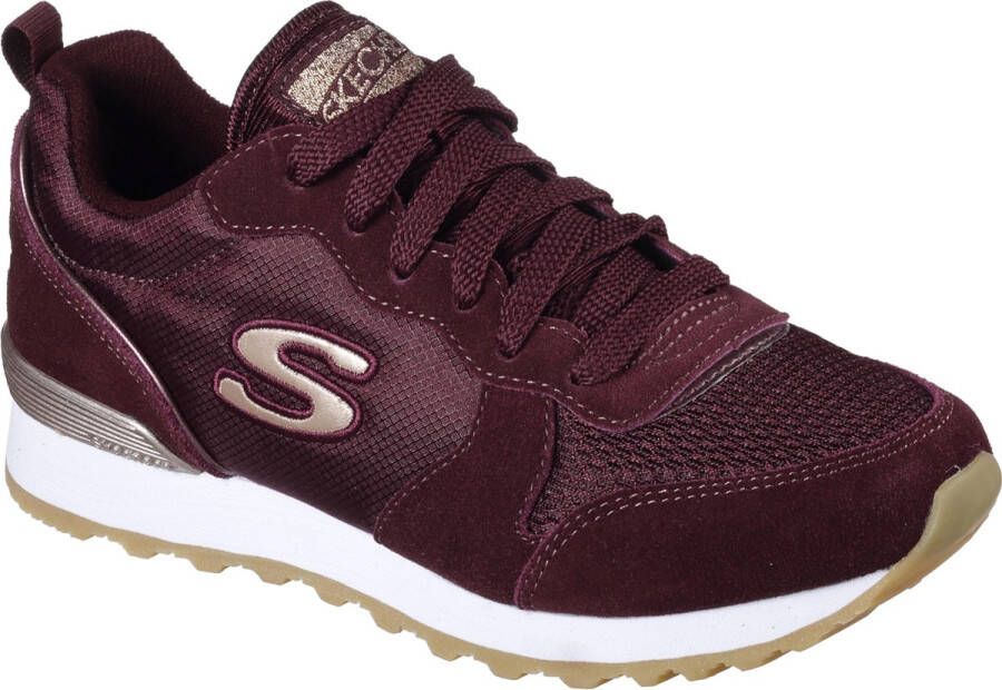 Skechers Sneakers GoldN Gurl Vrijetijdsschoen lage schoen veterschoen met air-cooled memory foam