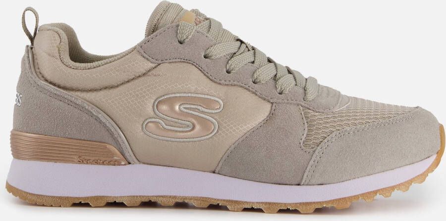 Skechers Sneakers GoldN Gurl Vrijetijdsschoen halfschoen veterschoen met air-cooled memory foam