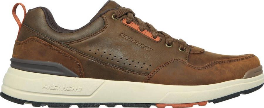 Skechers Rozier-Mancer Heren Veterschoenen Dark Brown