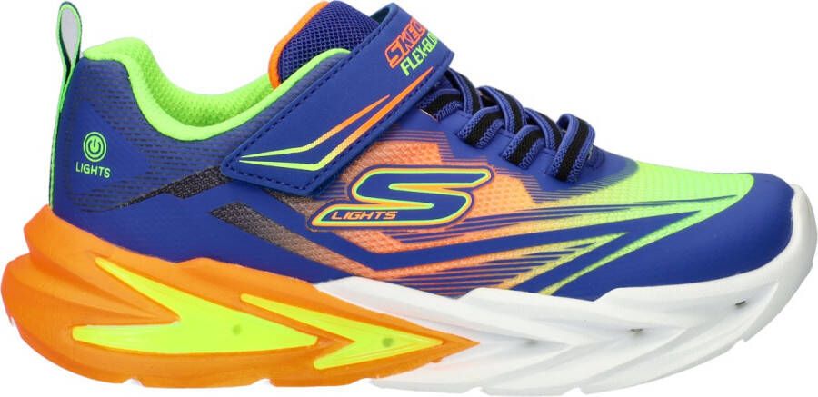 Skechers S Lighs Flex-Glow Ultra jongens sneaker Blauw multi