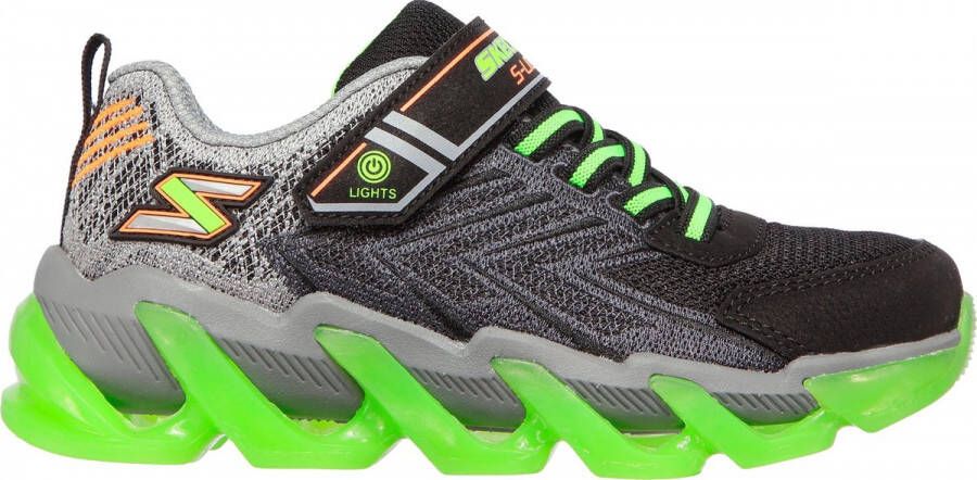 Skechers S Lights-Mega-Surge Jongens Sneakers Black Lime