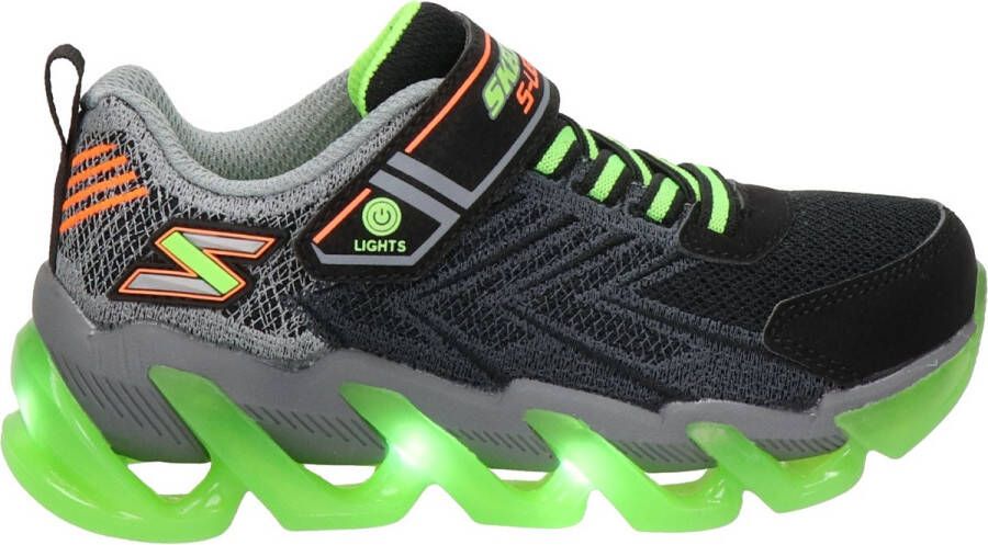 Skechers S Lights Mega Surge Jongens Sneakers Black Lime