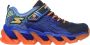 Skechers S Lights Mega Surge Sneakers Navy Orange - Thumbnail 4