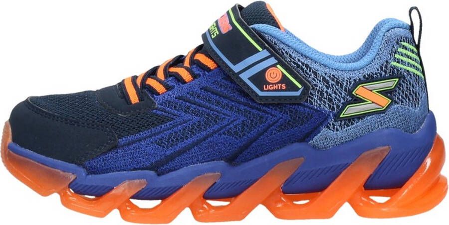 Skechers S Lights-Mega-Surge Sneakers Navy Orange