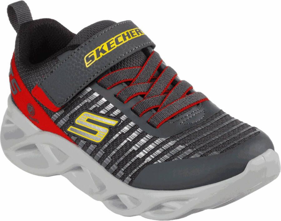 Skechers S Lights Twisty Brights NOVLO Kindersneaker Unisex Schoenen LED 401650L Grijs