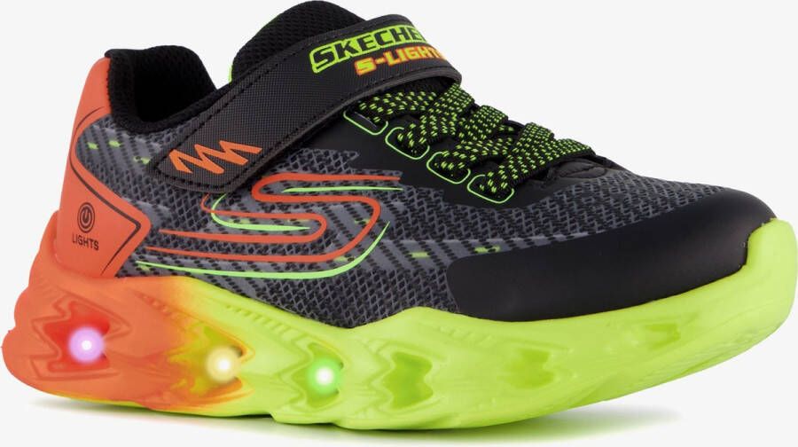 Skechers S Lights Vortex 2.0 Quantroid sneakers Zwart