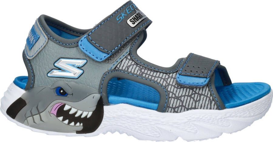 Skechers S-Slights Creature of Splash Jongens Sandalen Grijs