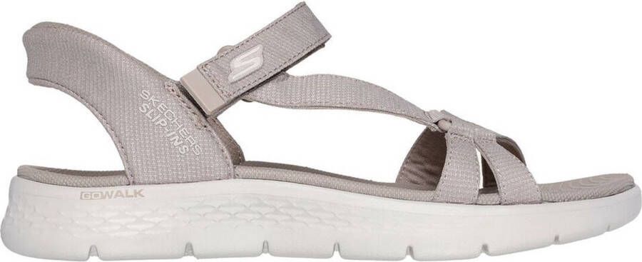 Skechers Sandaal Hands-Free Slip-Ins Go Walk Flex 141481 TPE Taupe Machine Washable