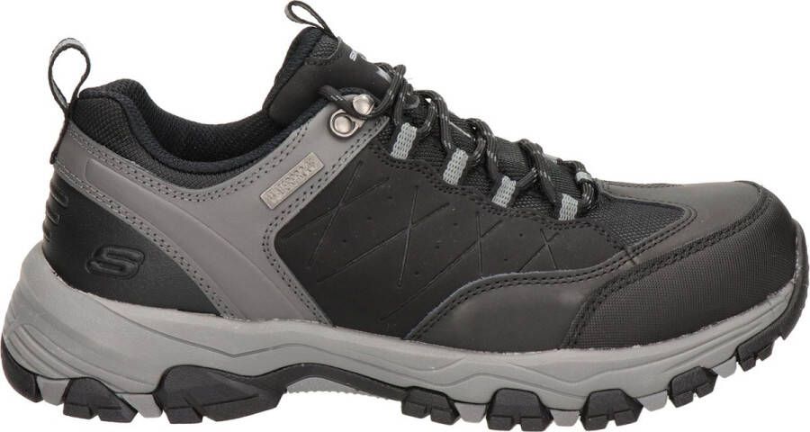 Skechers Sellmen Helson heren wandelschoenen Zwart