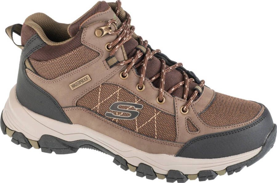 Skechers Selmen Melano 204477-CHOC Mannen Bruin Trekkingschoenen