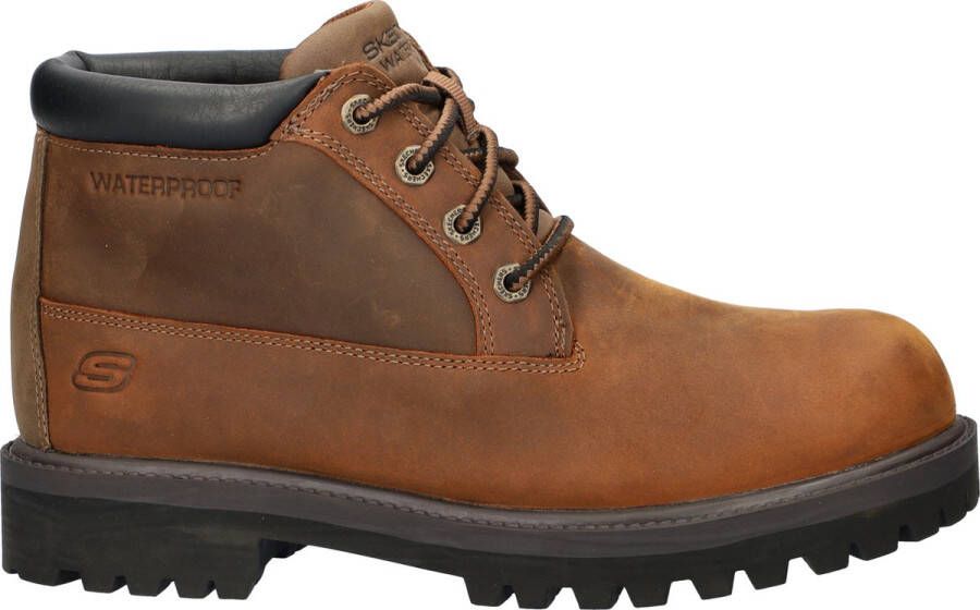 Skechers Sergeants heren veterboot Bruin