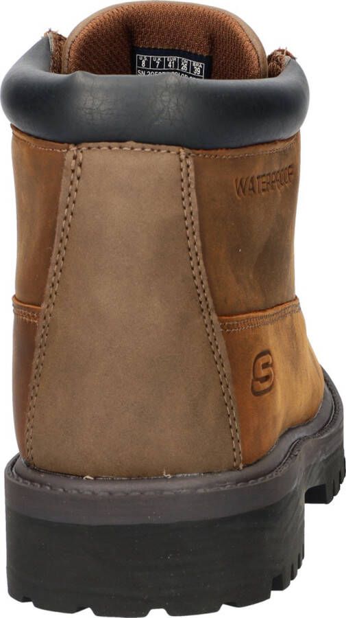 Skechers Sergeants heren veterboot Bruin