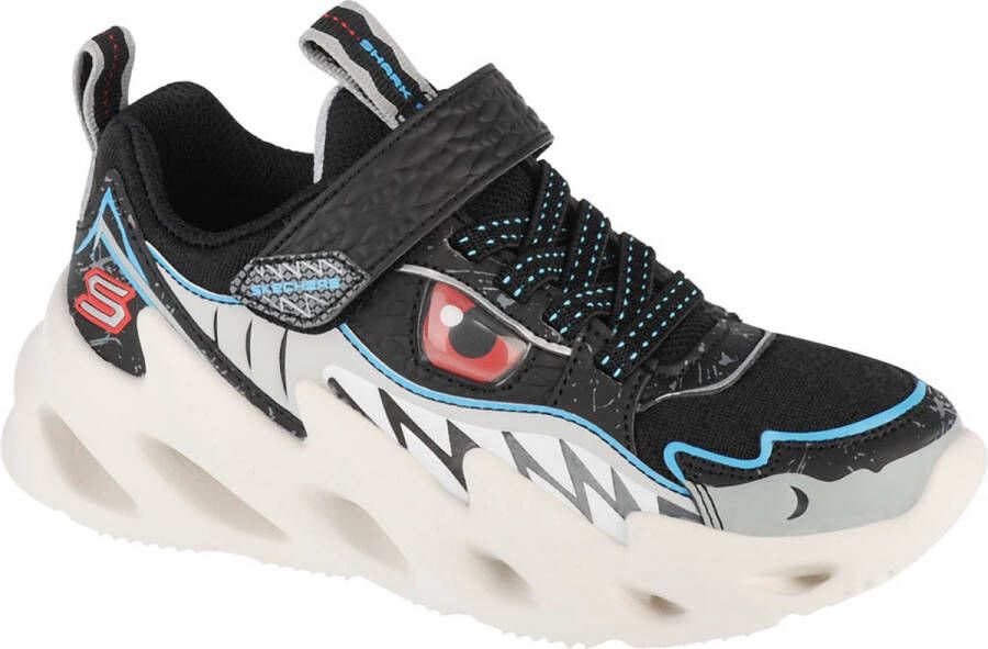 Skechers Shark-Bots Surf Patrol 402112L-BKW voor een jongen Zwart Sportschoenen Sneakers - Foto 1