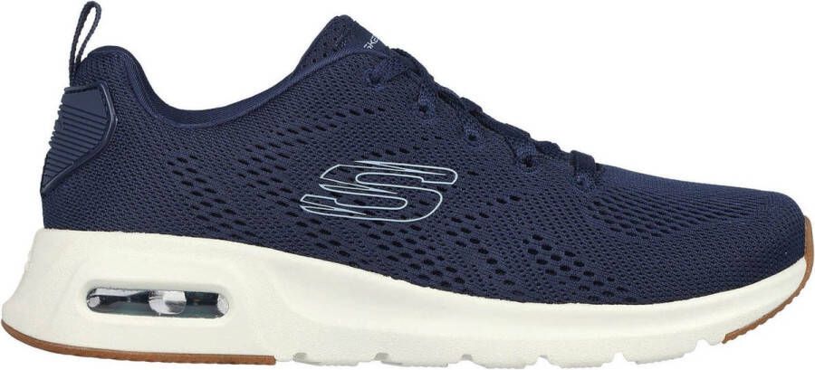 Skechers Skech-Air Court Slick Avenu Dames Sneakers Donkerblauw