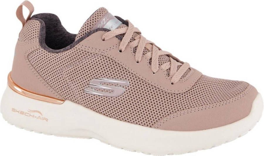 Skechers Sneakers Skech-Air Dynamight Fast Brake Metallic element bij de hak vrijetijdsschoen lage schoen veterschoen