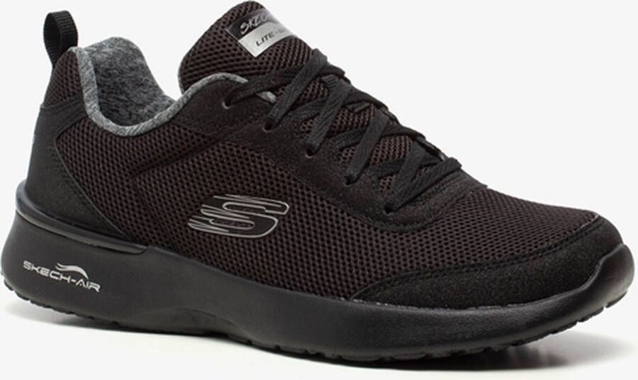 Skechers Sneakers Skech-Air Dynamight Fast Brake Metallic element bij de hak vrijetijdsschoen lage schoen veterschoen