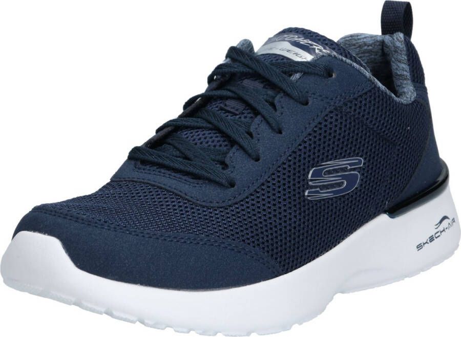 Skechers Sneakers Skech-Air Dynamight Fast Brake Metallic element bij de hak vrijetijdsschoen lage schoen veterschoen