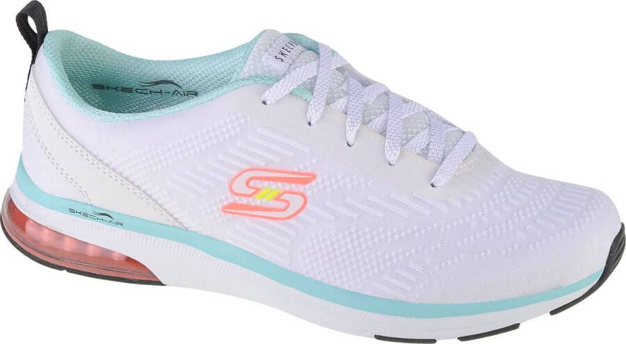 Skechers Skech-Air Edge Mellow Days 104296-WMLT Vrouwen Wit Sneakers