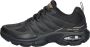 Skechers Skech-Air Ventura Revell 232657-BBK Mannen Zwart Sneakers Sportschoenen - Thumbnail 3