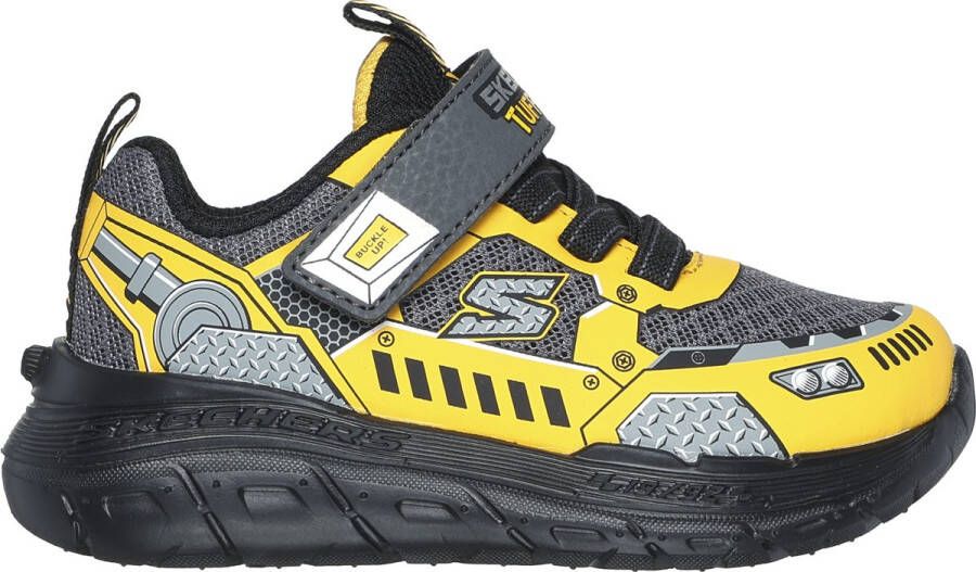 Skechers Skech Tracks Jongens Sneakers Grijs Geel