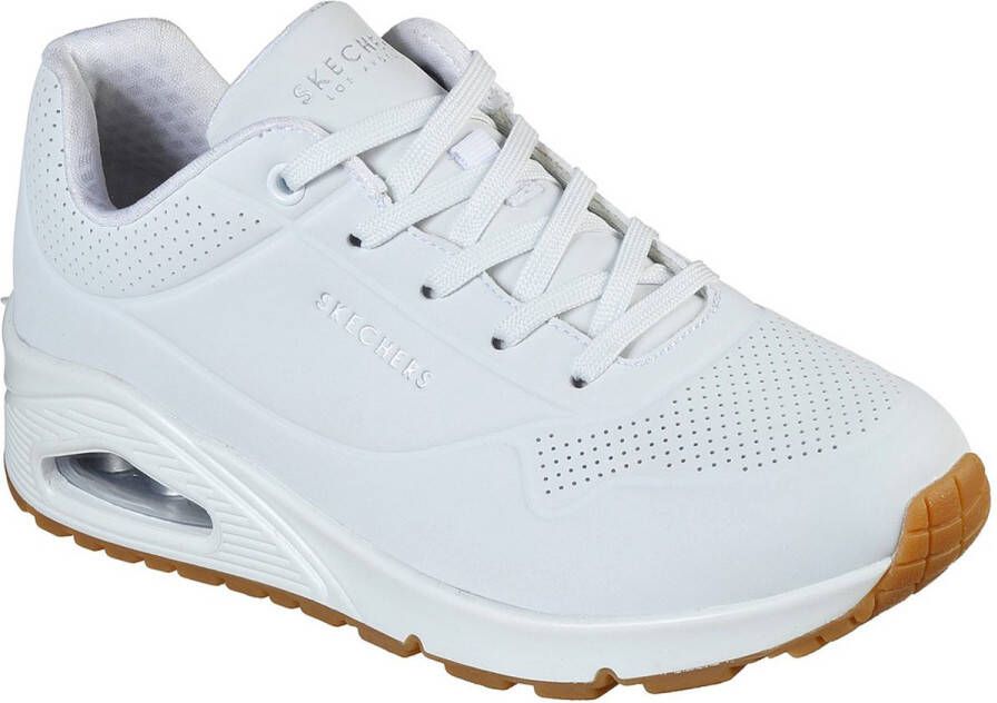 Skechers Skecher Street UNO STAND ON AIR Sneakers WIDE FIT Dames wit