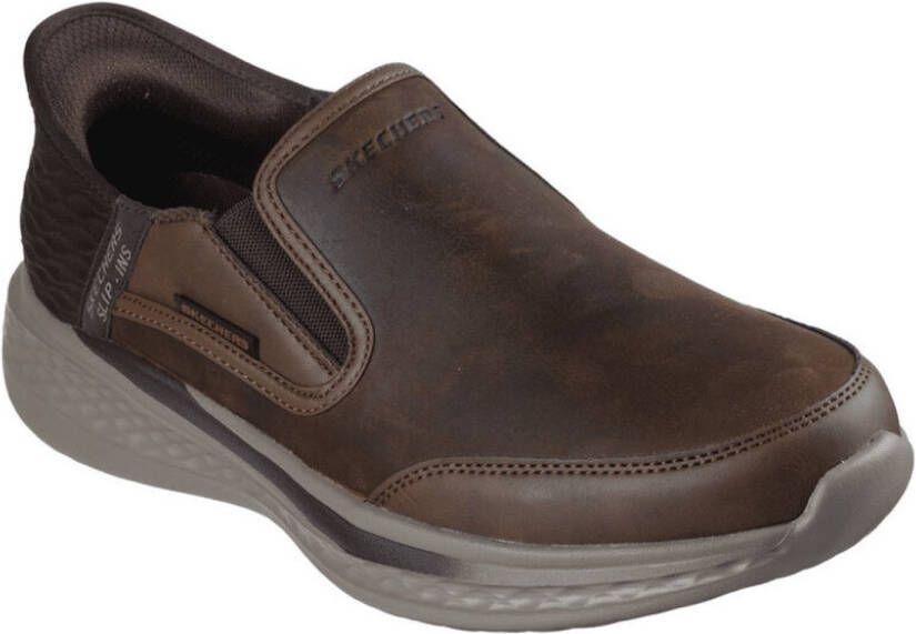 Skechers Slip-on sneakers SLADE- Slippers vrijetijdsschoen lage schoen met Goga Mat functie