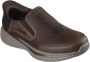 Skechers Slade Cooper Slip-Ins Instappers Heren Bruin - Thumbnail 2