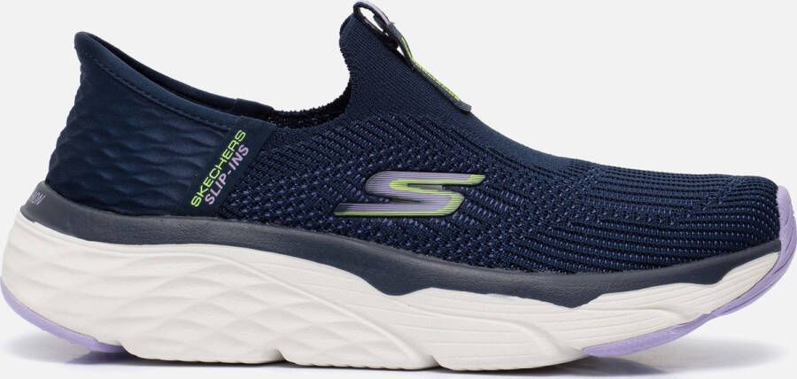 Skechers Max Cushioning Elite Smooth Transition 128571-NVLV Vrouwen Marineblauw Hardloopschoenen Sportschoenen