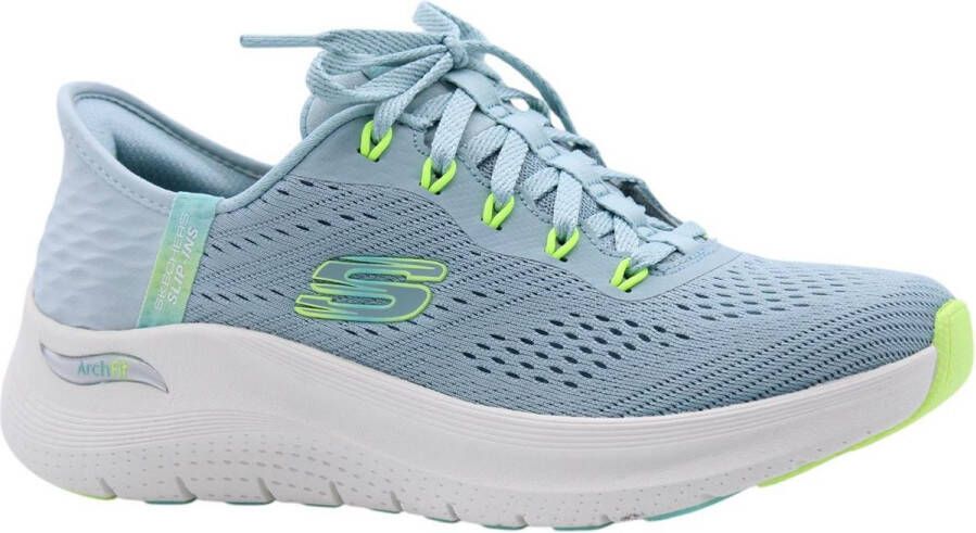 Skechers Slip-Ins Arch Fit 2.0 Easy Chic Blue Lime