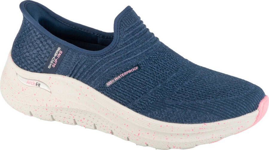 Skechers Slip-ins: Arch Fit 2.0 Right As Rain 150193-NVPK Vrouwen Marineblauw Sportschoenen