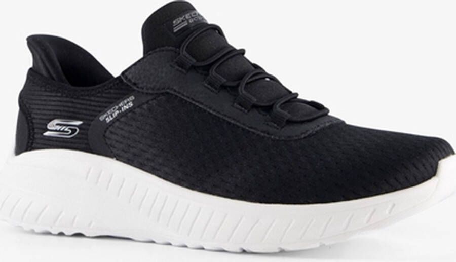 Skechers Slip-ins: Bob Squad dames sneakers Zwart Extra comfort Memory Foam - Foto 1