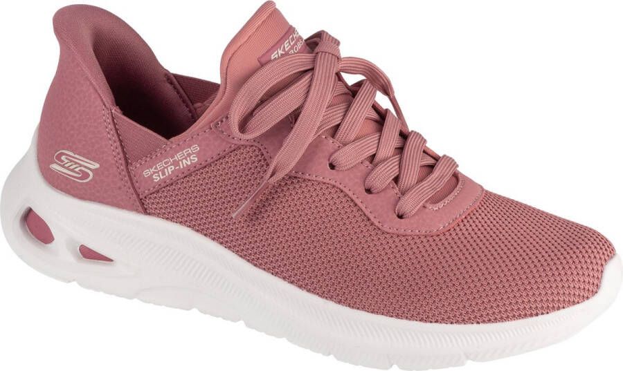 Skechers Slip-Ins Bobs Sport Unity Pinch Of Luck 117509-BLSH Vrouwen Roze Sneakers