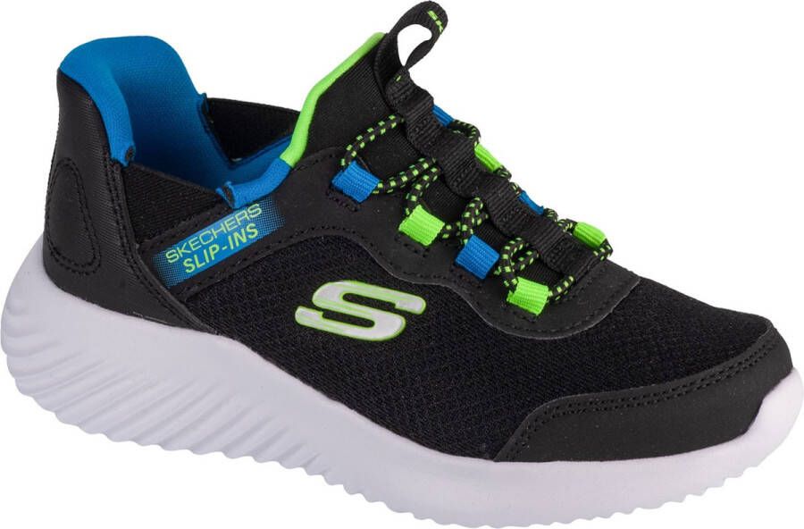 Skechers Slip-Ins: Bounder Brisk-Burst 403822L-BBLM voor meisje Zwart Sneakers Sportschoenen