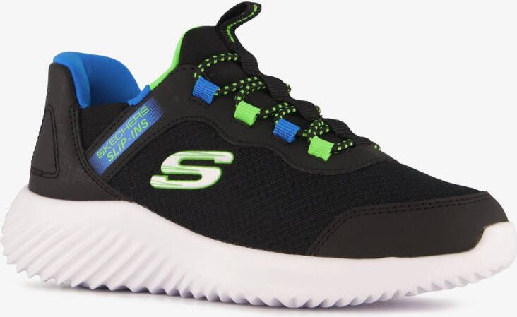 Skechers Slip-Ins: Bounder Brisk-Burst 403822L-BBLM voor meisje Zwart Sneakers Sportschoenen