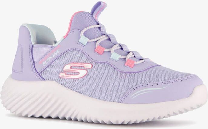 Skechers Slip-Ins: Bounder Simple Cut 303585L-LAV voor meisje Purper Sneakers Sportschoenen